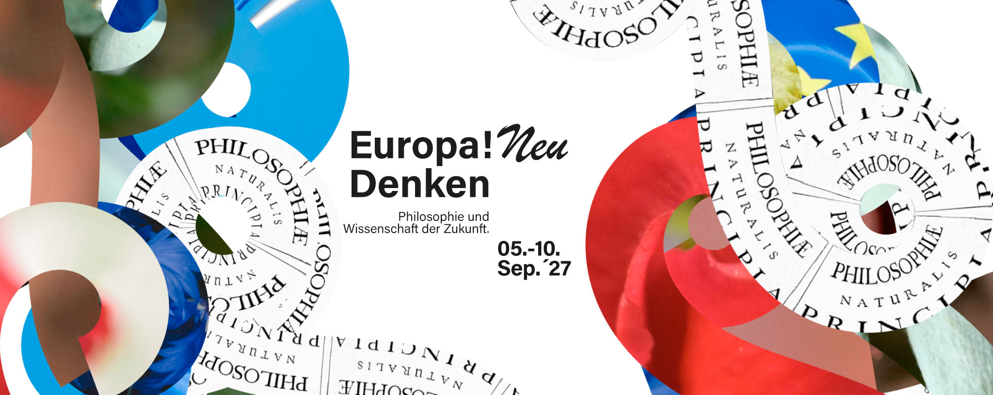 Header Banner für die Konferenz: Deutscher Kongress für Philosophie 2027 - Europa! neu Denken - Philosophie und Wissenschaft der Zukunft. Diese geht vom 5. September 2027 bis 10. September 2027 in Universität Paderborn.